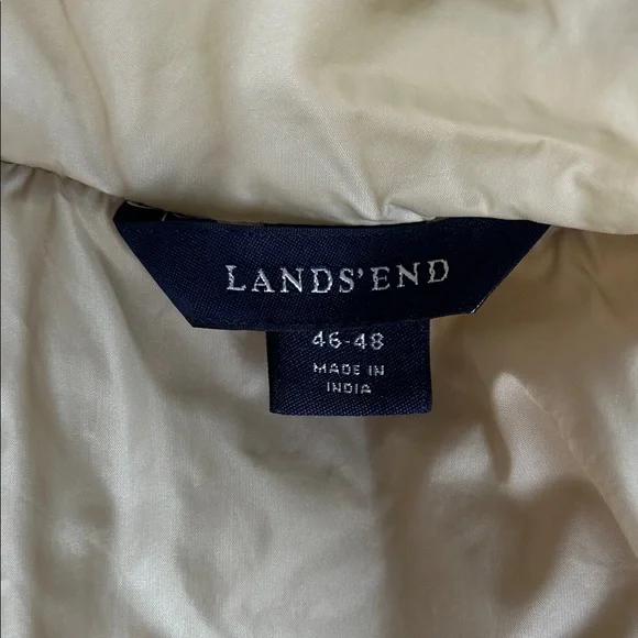 Land’s End Women’s Hooded Soft Coat in Champagne Beige w/zip out liner - Picture 5 of 6